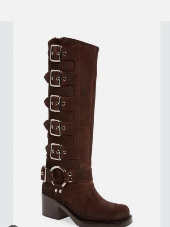 Jeffrey Campbell Shoes - Jeffrey Campbell trouble buckle brown suede shoes 7